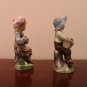 Boy and Girl Ceramic Figurines
