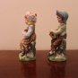 Boy and Girl Ceramic Figurines