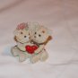 Ceramic Bears Holding a Heart