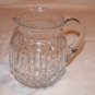 Glass Round Pitcher Illusions by Samobor 24% Full Lead Handblown and Handcut Crystal