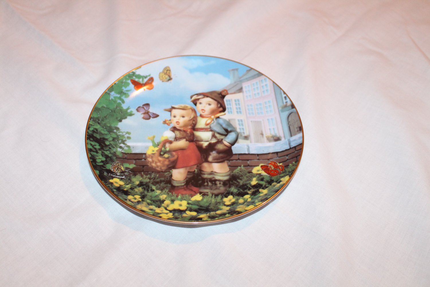 Hummel Collector Plates Little Companion Series Set Of 7