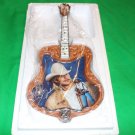 Alan Jackson Guitar-Shaped Collector Plate with COA "Where I Come From"