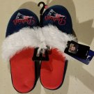 New England Patriots Women's Colorblock Fur Slide Slippers