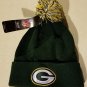 Youth Green Bay Packers Basic Cuffed Knit Hat with Pom