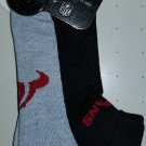 '47 Brand NFL Houston Texans Athletic Low Cut Socks Black/Grey 3 Pack Medium