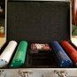 Poker Chip Set 300pc Chips Casino Aluminum Case Cards + additional 200pc set