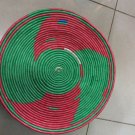 Multi Color woven snack plate basket