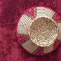 Multi color Straw snack basket woven
