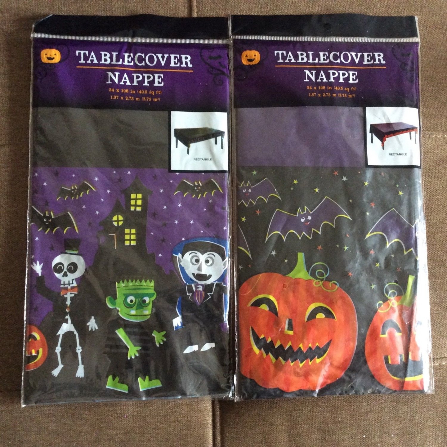 Table cover nappe 2pcs