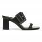 Vionic Brookell Heeled Sandal, Black Leather