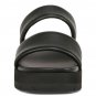 Vionic Modesto Flatform Lug Sandal, Black Leather