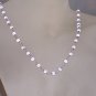 Lilac wonder bead "Tin Cup" style necklace