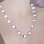 Blue wonder bead "Tin Cup" style necklace