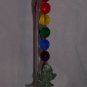 Rainbow suncatcher - stone lizard