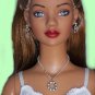 Sterling beaded circles - BJD and Fashion Doll Jewelry