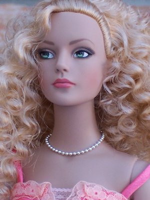 Silver pelline(ball) chain - Fashion Doll Jewelry