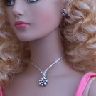 Sterling daisy set - Fashion Doll Jewelry