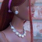 Silver Medallion set - Fashion Doll Jewelry