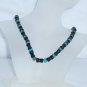 Turquoise and blackstone necklace