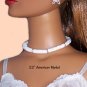 White puka shell set - BJD and Fashion Doll Jewelry