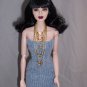 Gold Floss necklaces - 6 pc set - Fashion Doll Jewelry