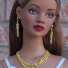 Triple layer gold chain - BJD and Fashion doll jewelry