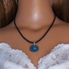Blue stone pendant - BJD and Fashion Doll Jewelry