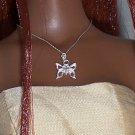 Sterling butterfly pendant - Fashion Doll Jewelry