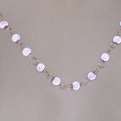Lilac wonder bead "Tin Cup" style necklace