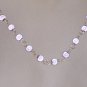 Lilac wonder bead "Tin Cup" style necklace