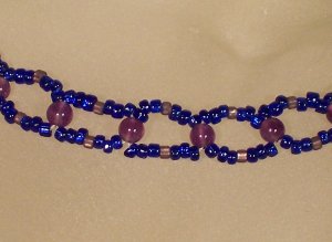 Ladder stitch choker