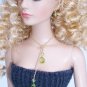 Peridot drop lariat necklace - Fashion Doll Jewelry