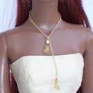 Citrine drop lariat necklace - Fashion Doll Jewelry