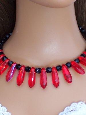 Reversible Red Daggers - Fashion Doll Jewelry