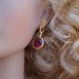Garnet and gold-filled set - Fashion Doll Jewelry