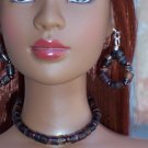 Brown shell choker set - Fashion Doll Jewelry