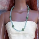 Long green aventurine necklace - Fashion Doll Jewelry