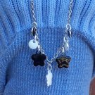 Black and white flowers - Fashion Doll Jewelry
