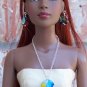 Millifiore pendant and earrings - Fashion Doll Jewelry