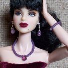Grape bead drop set - Fashion Doll Jewelry