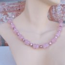 Rose quartz necklace
