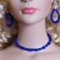 Royal Blue cat's eye set - Fashion Doll Jewelry