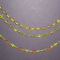 Green and gold glass set - Gold Plate Jewelry for Her