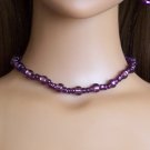 Amethyst glass bead jewelry set - Fashion Doll Jewelry