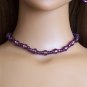 Amethyst glass bead jewelry set - Fashion Doll Jewelry