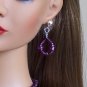 Amethyst glass bead jewelry set - Fashion Doll Jewelry