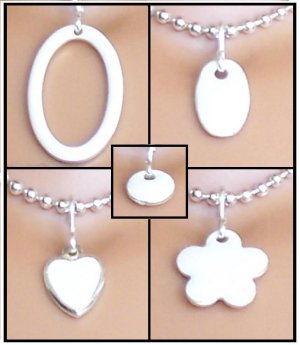 White Easy Switch pendant set - Fashion Doll Jewelry
