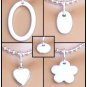 White Easy Switch pendant set - Fashion Doll Jewelry