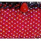 Tomato Red beaded purse - Fashion Doll Accessories