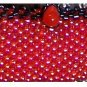 Tomato Red beaded purse - Fashion Doll Accessories